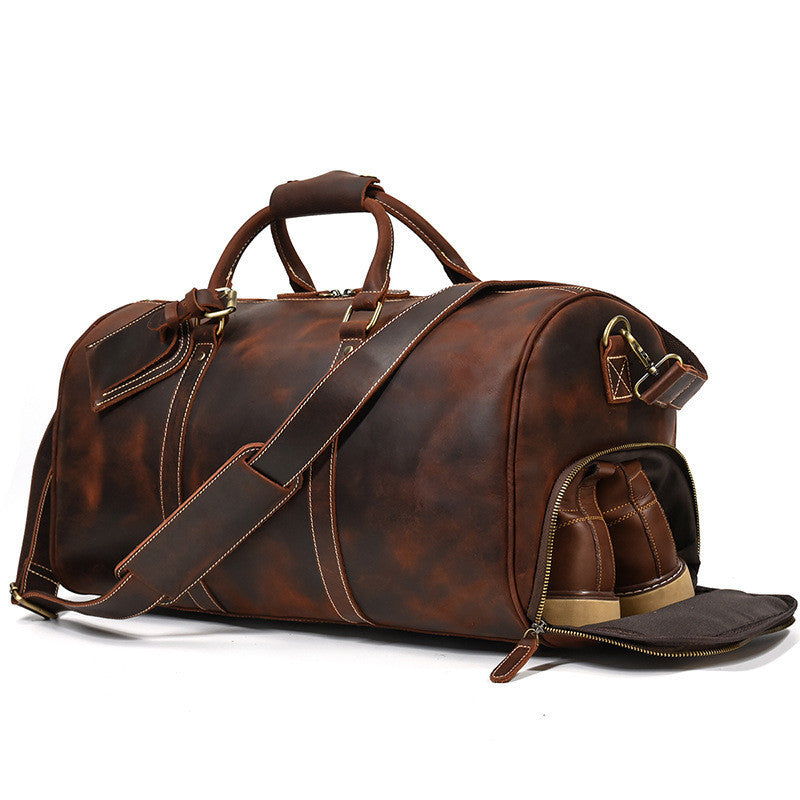 Horse Leather Duffel Bag