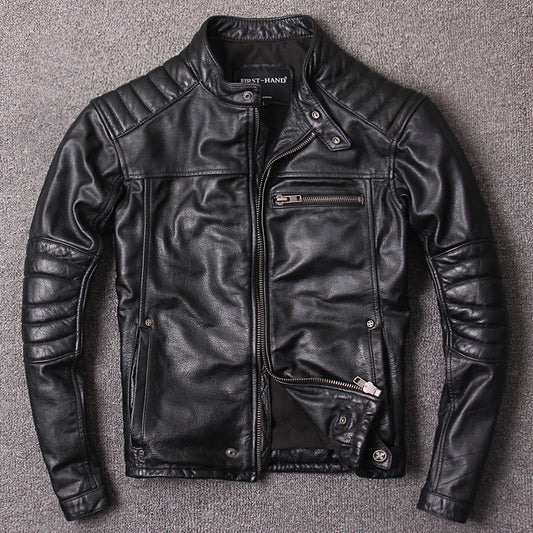 Short Swedish Motorcycle Jacket Replica 1980s