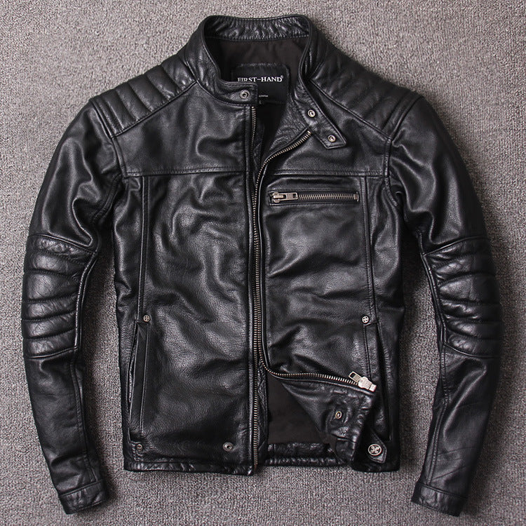 Short Swedish Motorcycle Jacket Replica 1980s