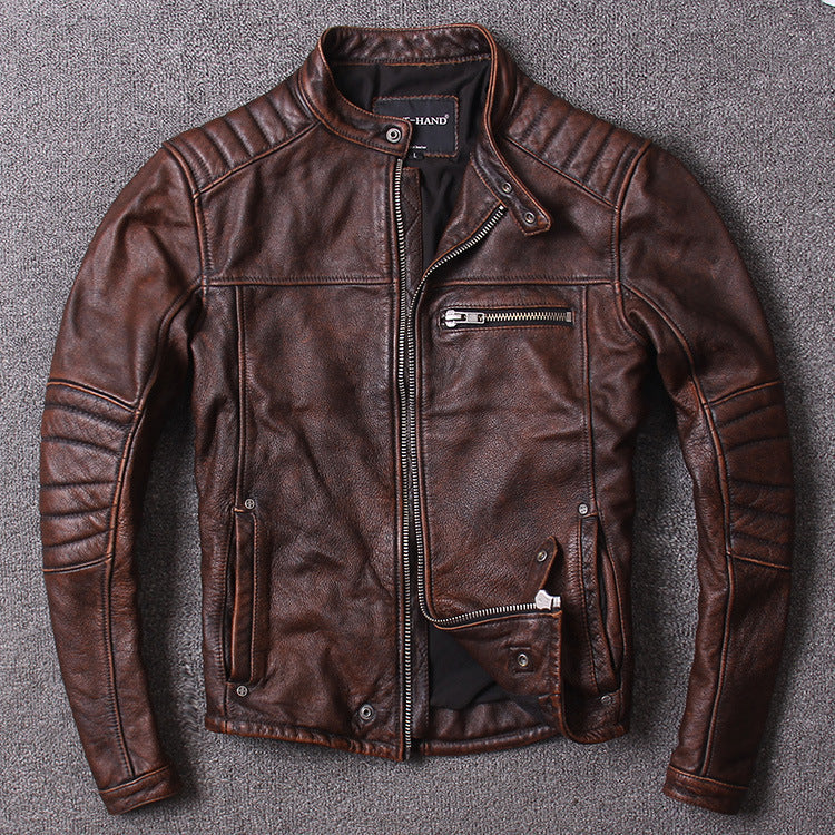 Short Swedish Motorcycle Jacket Replica 1980s