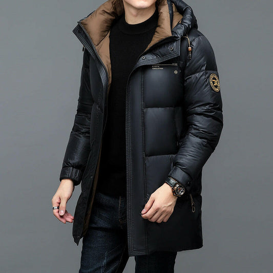 Winter Men's Duck Down Warm Thick Casual Jacket